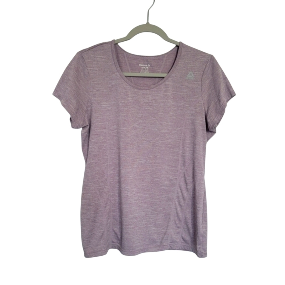 Reebok Reversed Marled Basic T-Shirt Women's Size Medium